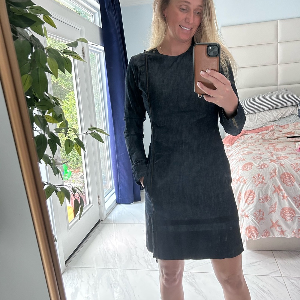 Tomas Maier Black Long Sleeve Dress